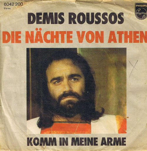 Cover Demis Roussos - Die Nächte Von Athen (7, Single) Schallplatten Ankauf