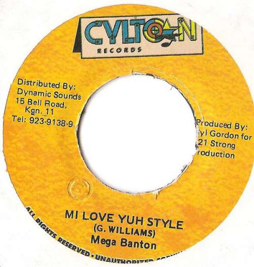 Cover Mega Banton - Mi Love Yuh Style (7) Schallplatten Ankauf