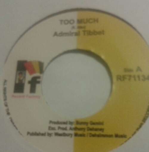 Cover Admiral Tibet - Too Much (7) Schallplatten Ankauf