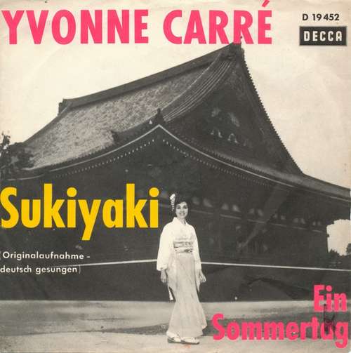 Cover Yvonne Carré - Sukiyaki (7, Single) Schallplatten Ankauf