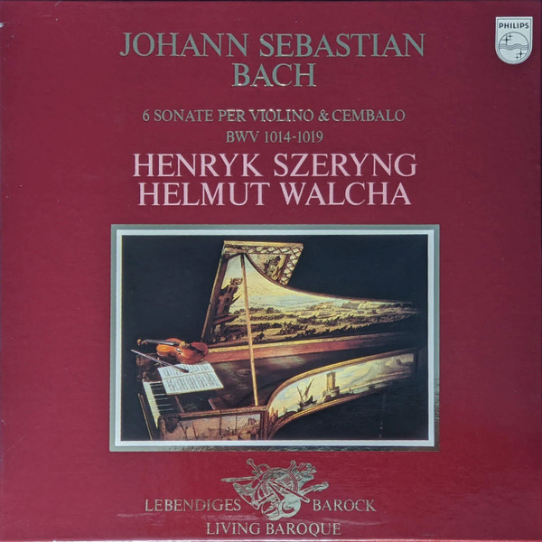 Cover Johann Sebastian Bach, Henryk Szeryng, Helmut Walcha - 6 Sonate Per Violino & Cembalo BWV 1014-1019 (2xLP + Box) Schallplatten Ankauf