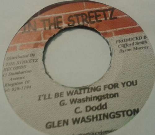 Cover Glen Washington - I'll Be Waiting For You (7) Schallplatten Ankauf
