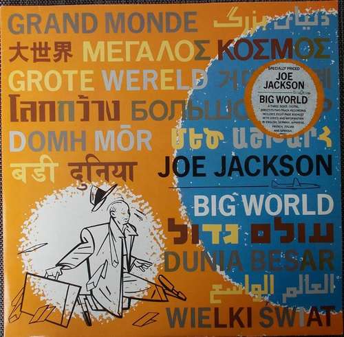 Cover Joe Jackson - Big World (LP + LP, S/Sided + Album) Schallplatten Ankauf