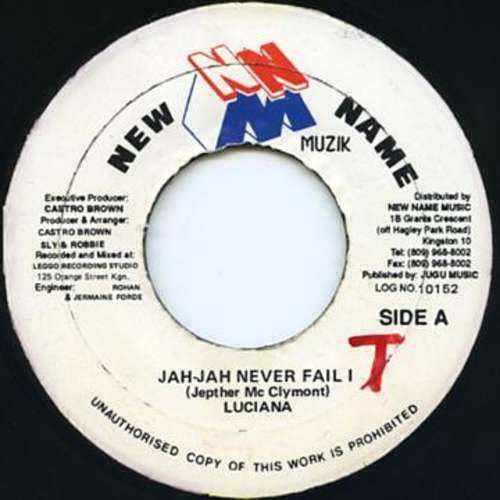 Cover Luciana* - Jah-Jah Never Fail I (7) Schallplatten Ankauf