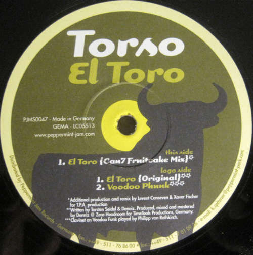 Cover Torso - El Toro (12) Schallplatten Ankauf