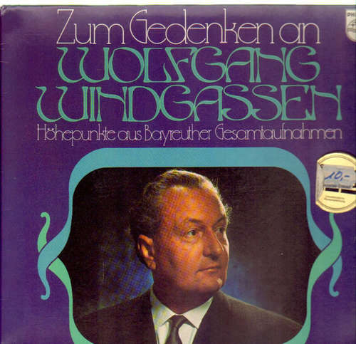 Cover Wolfgang Windgassen - Zum Gedenken An Wolfgang Windgassen (LP, Comp) Schallplatten Ankauf