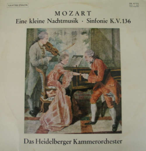 Cover Wolfgang Amadeus Mozart - Eine Kleine Nachtmusik - Sinfonie K.V. 136 (LP, Album) Schallplatten Ankauf