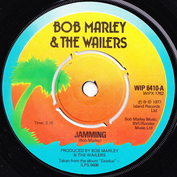 Cover Bob Marley & The Wailers - Jamming / Punky Reggae Party (7, Single) Schallplatten Ankauf