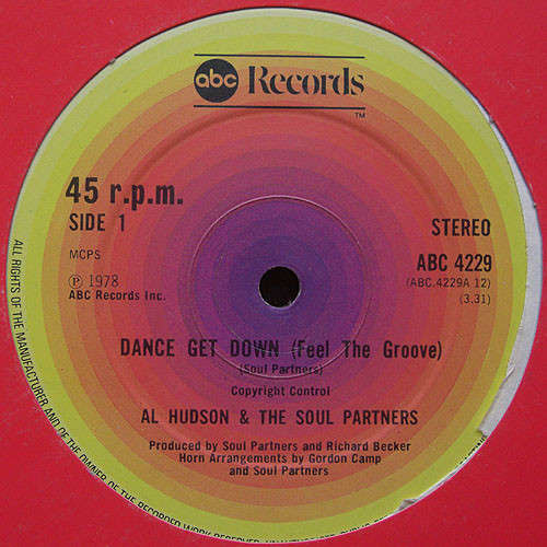 Cover Al Hudson & The Soul Partners* - Dance Get Down (Feel The Groove) (12) Schallplatten Ankauf