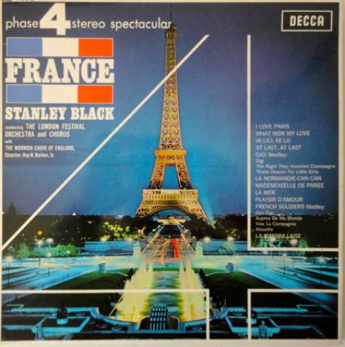 Cover Stanley Black Conducting The London Festival Orchestra And Chorus* With The Mormon Choir Of England - France (LP, Album) Schallplatten Ankauf