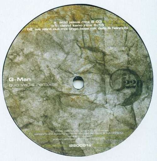 Cover G-Man - Quo Vadis (Remixes) (12) Schallplatten Ankauf
