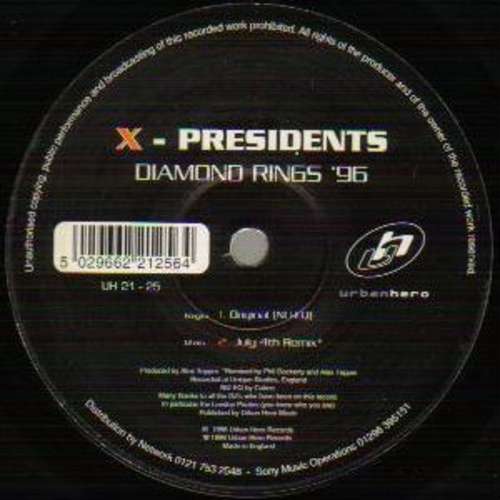 Cover X-Presidents - Diamond Rings '96 (12) Schallplatten Ankauf