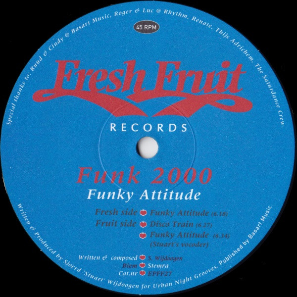 Cover Funk 2000 - Funky Attitude (12) Schallplatten Ankauf