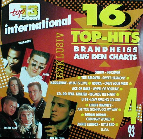 Cover Various - 16 Top-Hits International 4/93 (LP, Comp) Schallplatten Ankauf