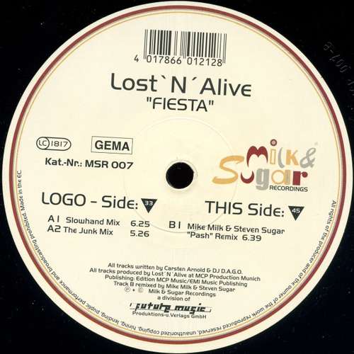 Cover Lost 'N' Alive - Fiesta (12) Schallplatten Ankauf