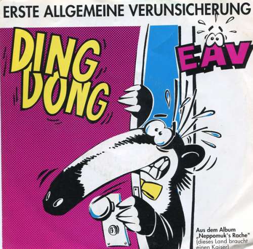 Cover Erste Allgemeine Verunsicherung* - Ding Dong (7, Single) Schallplatten Ankauf