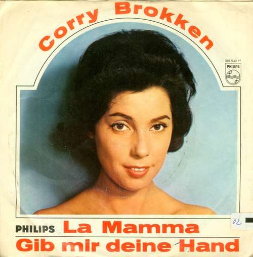 Cover Corry Brokken - La Mamma / Gib Mir Deine Hand (7, Single, Mono) Schallplatten Ankauf