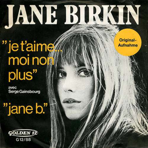 Cover Jane Birkin Avec Serge Gainsbourg - Je T'aime... Moi Non Plus / Jane B. (7, Single) Schallplatten Ankauf