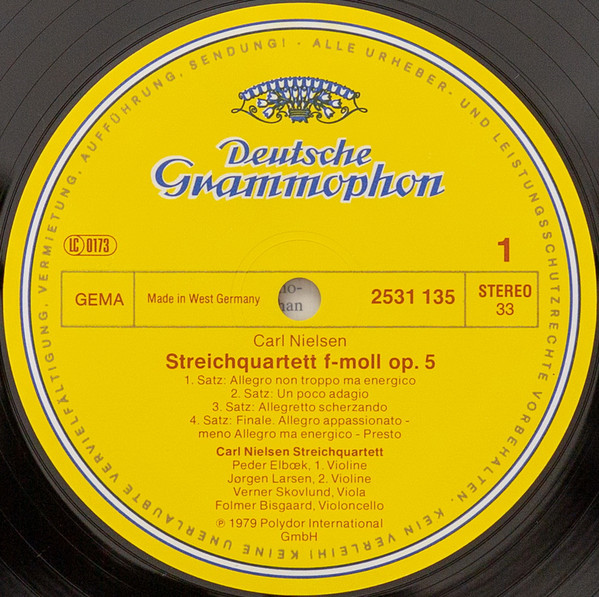 Cover Carl Nielsen - Carl Nielsen Streichquartett Dänemark* - Streichquartette • String Quartets (LP, Album) Schallplatten Ankauf