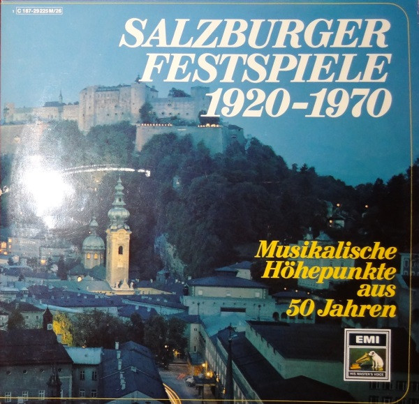 Cover Various - Salzburger Festspiele 1920 - 1970 Musikalische Höhepunkte Aus 50 Jahren (2xLP, Comp) Schallplatten Ankauf