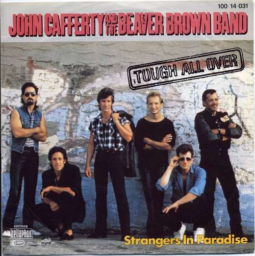 Cover John Cafferty And The Beaver Brown Band - Tough All Over (7, Single) Schallplatten Ankauf