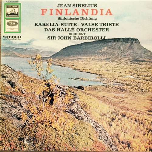 Cover Jean Sibelius, Das Hallé Orchester*, Sir John Barbirolli - Finlandia / Karelia Suite ∙ Valse Triste (LP, RE) Schallplatten Ankauf