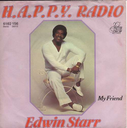 Cover Edwin Starr - H.A.P.P.Y. Radio (7, Single) Schallplatten Ankauf