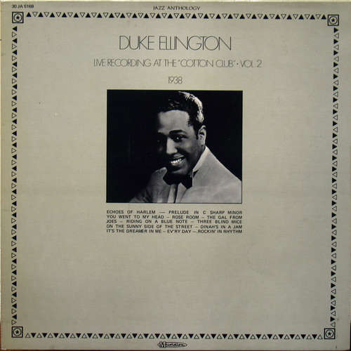 Cover Duke Ellington - Live Recording At The Cotton Club - Vol. 2 (LP, Album) Schallplatten Ankauf