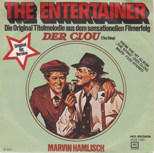 Cover Marvin Hamlisch - The Entertainer (7, Single) Schallplatten Ankauf