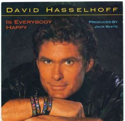 Cover David Hasselhoff - Is Everybody Happy (12, Maxi) Schallplatten Ankauf