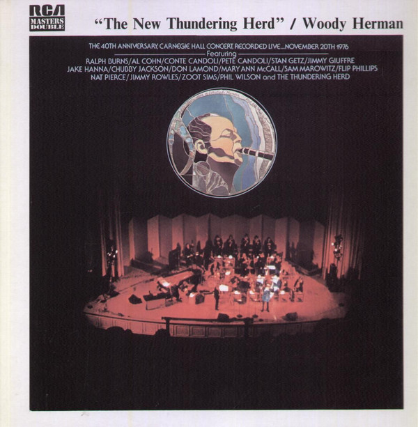 Cover Woody Herman & The New Thundering Herd - The 40th Anniversary, Carnegie Hall Concert (2xLP, Album, Gat) Schallplatten Ankauf