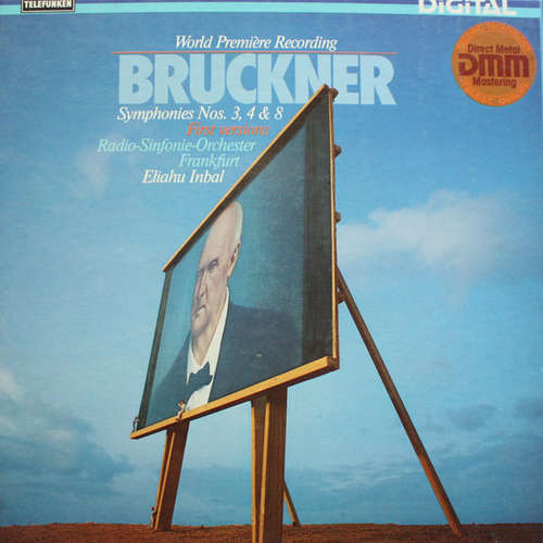 Cover Bruckner*, Radio-Sinfonie-Orchester Frankfurt, Eliahu Inbal - Symphonies Nos. 3, 4 & 8 (4xLP, Album + Box) Schallplatten Ankauf