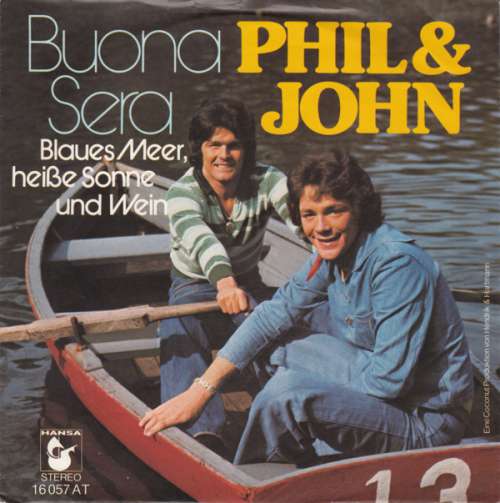 Cover Phil & John - Buona Sera (7, Single) Schallplatten Ankauf