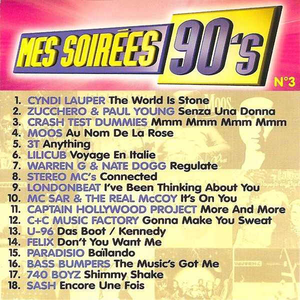 Bild Various - Mes Soirées 90's N°3 (CD, Comp) Schallplatten Ankauf