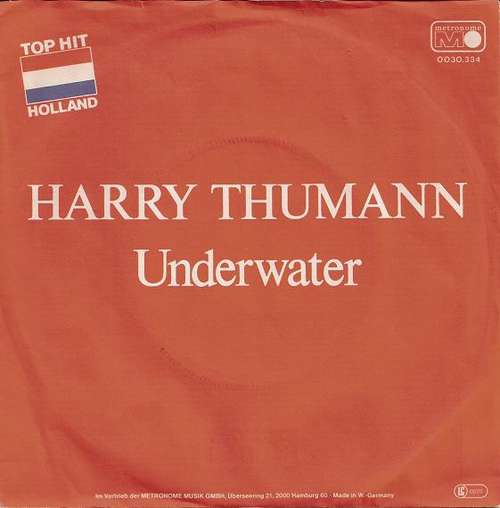 Cover Harry Thumann - Underwater (7, Single) Schallplatten Ankauf