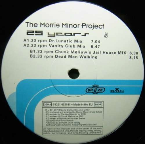 Cover Morris Minor Project, The - 25 Years (12) Schallplatten Ankauf