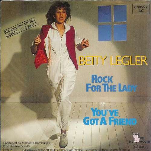 Cover Betty Legler - Rock For The Lady / You've Got A Friend (7, Single) Schallplatten Ankauf