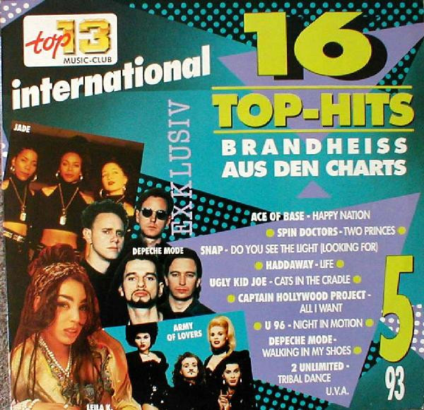 Cover Various - 16 Top-Hits International 5/93 (LP, Comp) Schallplatten Ankauf