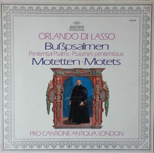 Cover Orlando di Lasso* - Pro Cantione Antiqua, London* - Bußpsalmen / Motetten (LP) Schallplatten Ankauf