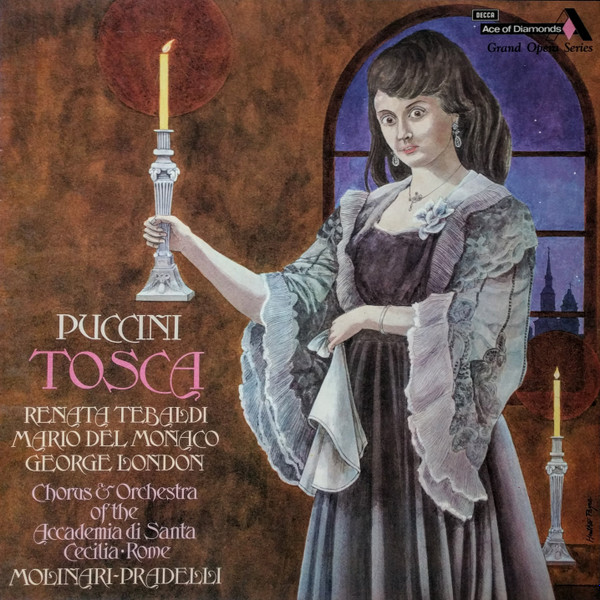 Bild Puccini* / Renata Tebaldi, Mario Del Monaco, George London (2), Chorus* & Orchestra Of The Accademia Di Santa Cecilia Rome*, Molinari-Pradelli* - Tosca (2xLP, RE + Box) Schallplatten Ankauf