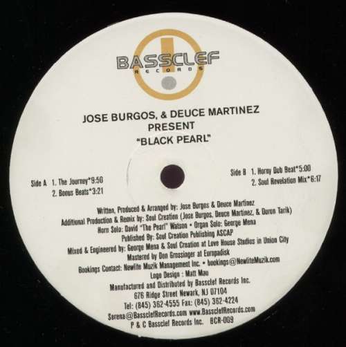Cover Jose Burgos & Deuce Martinez* - Black Pearl (12) Schallplatten Ankauf