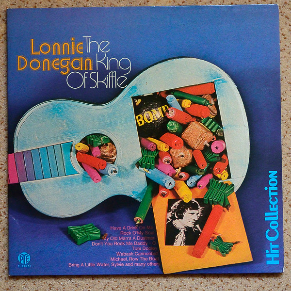 Cover Lonnie Donegan - The King Of Skiffle (2xLP, Comp) Schallplatten Ankauf