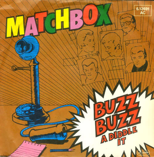 Cover Matchbox (3) - Buzz Buzz A Diddle It (7, Single) Schallplatten Ankauf