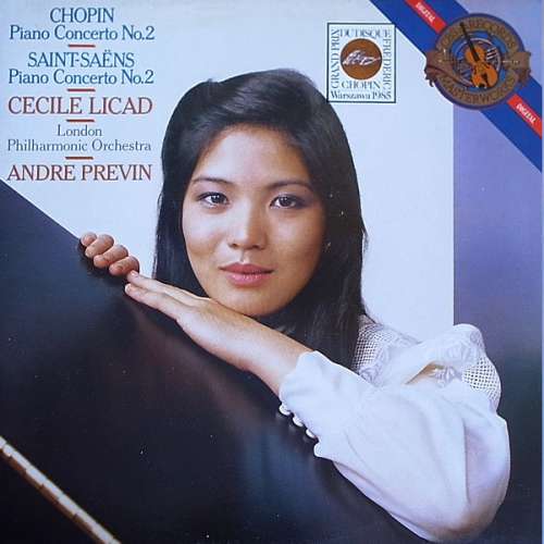 Cover Chopin* / Saint-Saëns*, Cecile Licad, London Philharmonic Orchestra*, Andre Previn* - Piano Concerto No. 2 / Piano Concerto No. 2 (LP, Club) Schallplatten Ankauf
