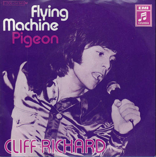 Cover Cliff Richard - Flying Machine / Pigeon (7, Single, Mono) Schallplatten Ankauf