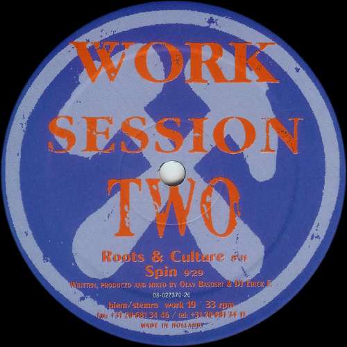 Cover Olav Basoski & Erick E - Work Session Two (12) Schallplatten Ankauf