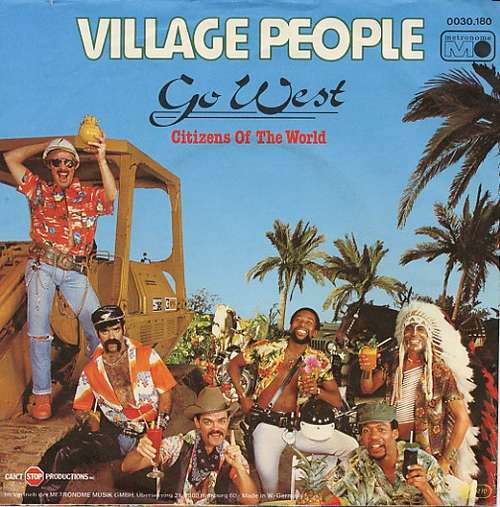 Cover Village People - Go West (7, Single) Schallplatten Ankauf