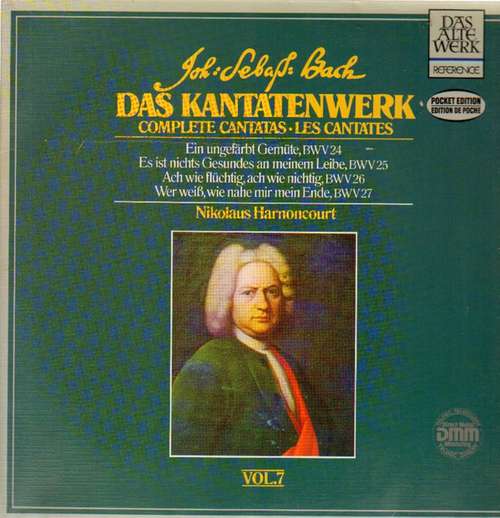 Cover Joh. Sebast. Bach* - Das Kantatenwerk / Complete Cantatas / Les Cantates - BWV 24-27 / Volume 7 (2xLP, Gat) Schallplatten Ankauf