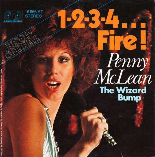Cover Penny McLean - 1-2-3-4... Fire! (7, Single) Schallplatten Ankauf