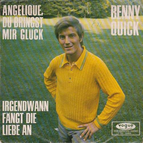 Cover Benny Quick - Angelique, Du Bringst Mir Glück (7) Schallplatten Ankauf